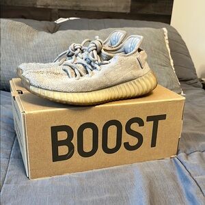 Yeezy Boost 350 in Light Gray and Cream